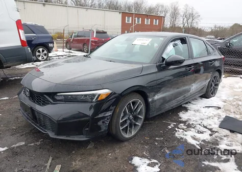 2025 Honda Civic Hybrid Sport/Sport Touring from USA, damaged, VIN 2HGFE4F87SH316642